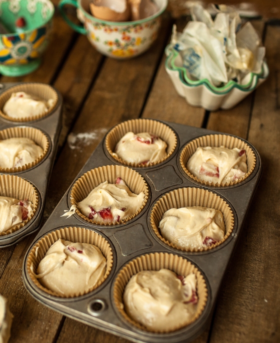 Granola Girl bakes :: Strawberry Cheesecake cupcakes