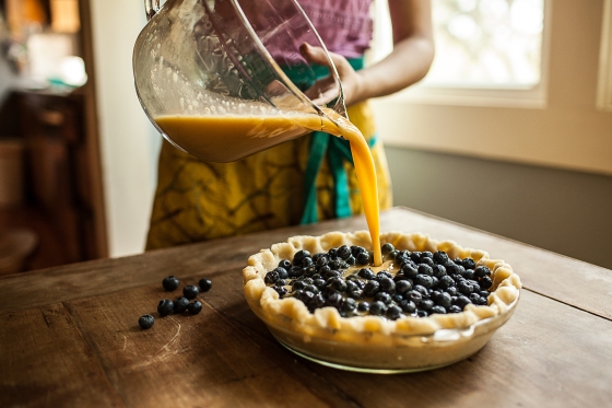 Granola Girl bakes || Blueberry Custard Pie-03