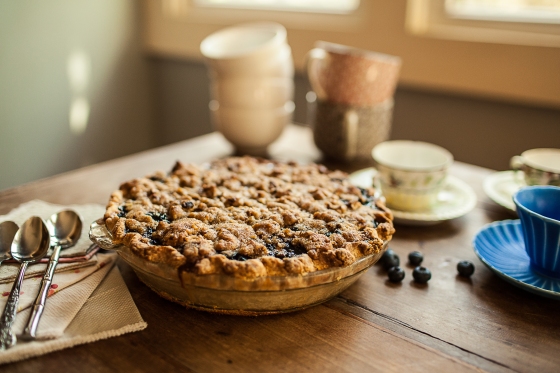 Granola Girl bakes || Blueberry Custard Pie-09
