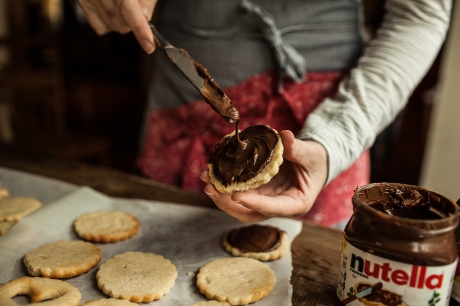 Raspberry Nutella Cookies Granola Girl bakes 7