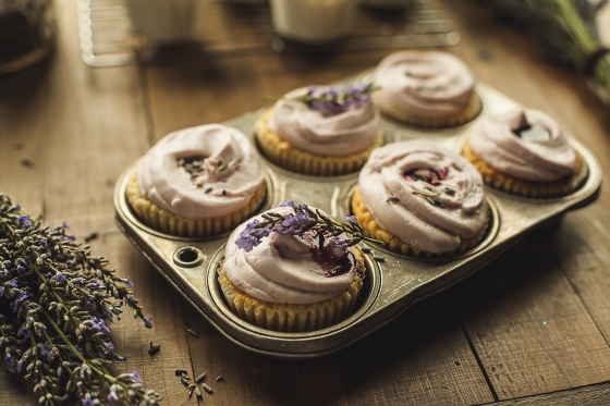Granola Girl Bakes Lavender Lemon cupcakes 8